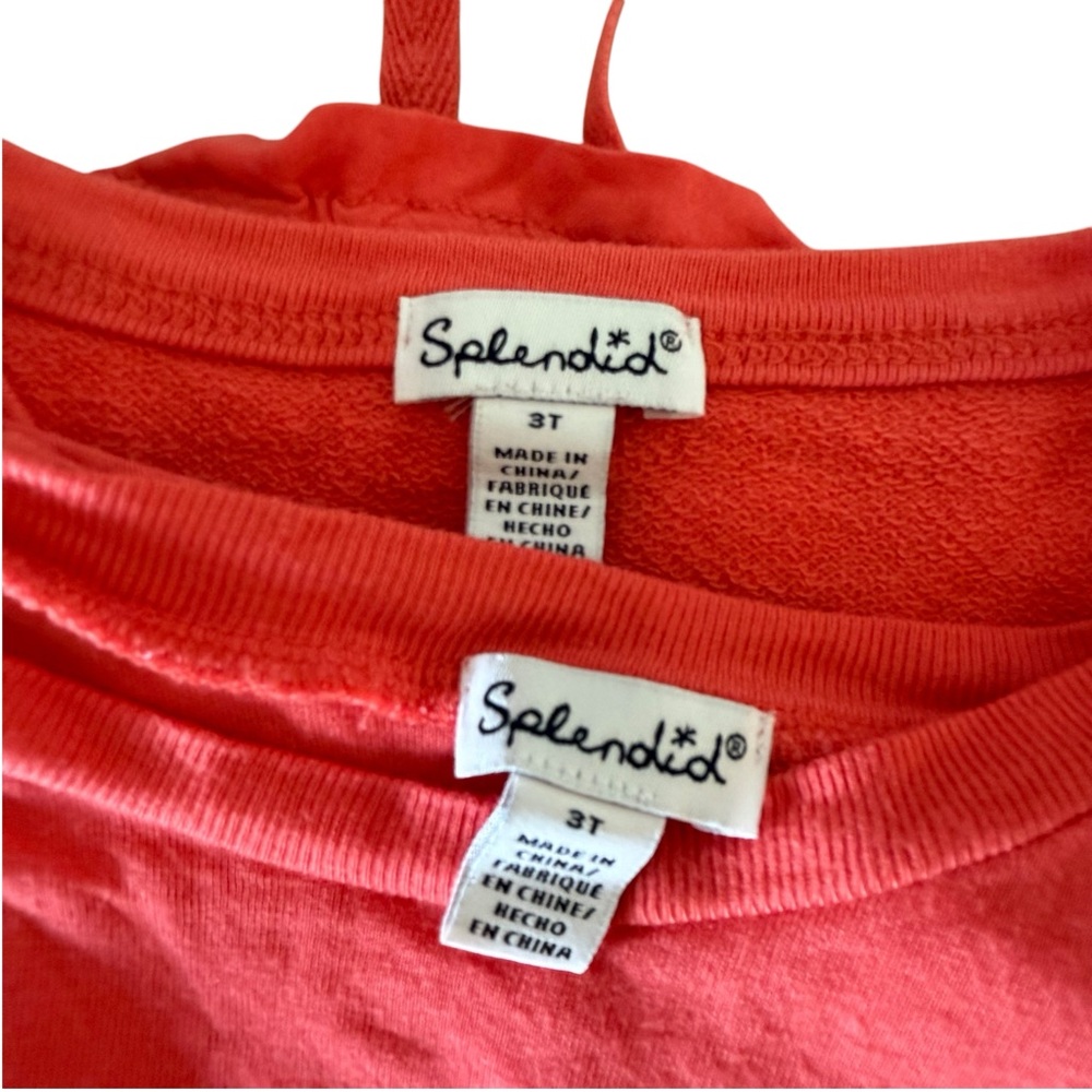 Splendid Two-Piece Set Dress and Pullover Coral Size 3T - Picture 4 of 4